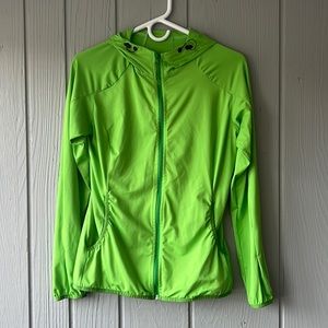 Arc'teryx Soltera Jacket Green Full Zip Lightweight Athletic Hoode